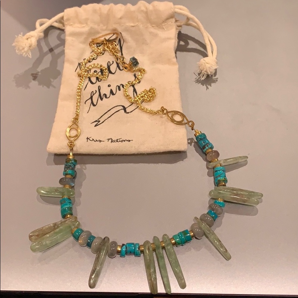 Kris Nations natural stone necklace